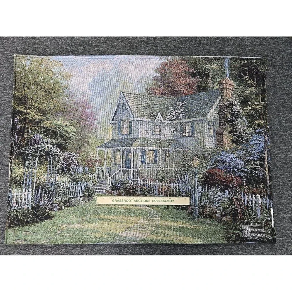 Thomas Kinkade Tapestry Wall Hangings Double Sided